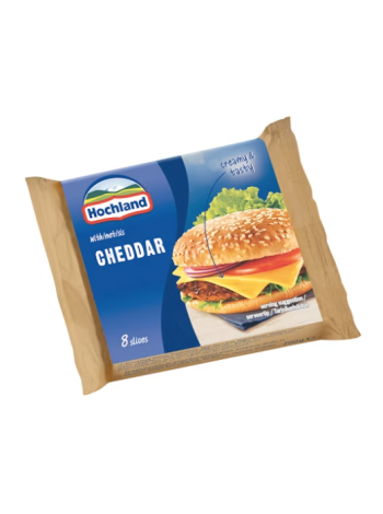 Плавленый сыр чеддер Hochland Cheddar sulatejuustoviipaleet 200 г