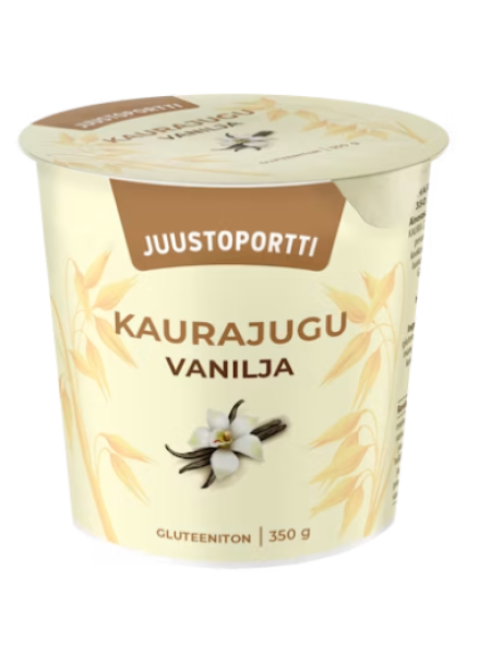 Овсяный ванильный йогурт Juustoportti kauravälipala vanilja 350 г