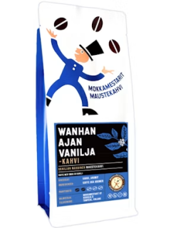 Кофе ванильный Mokkamestarit Wanhanajan Vanilja kahvi 200г фильтрованный помол