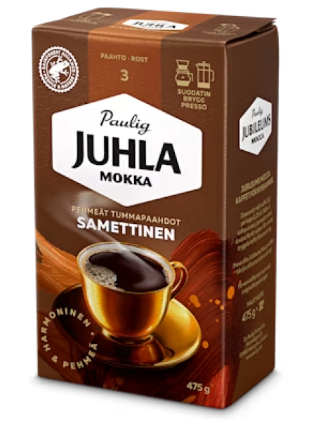 Молотый кофе Paulig Juhla Mokka Samettinen 475 г