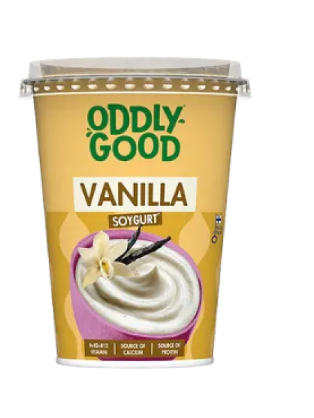 Соевый йогурт Oddlygood Soygurt vanilja 400 г со вкусом ванили