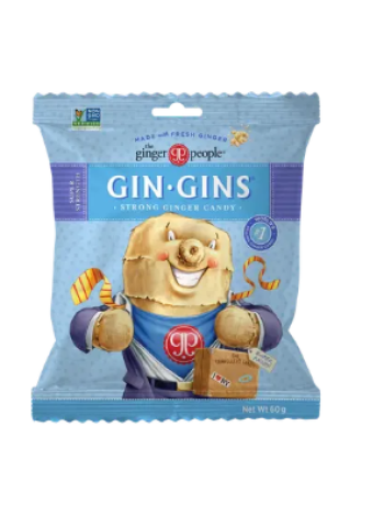 Жевательные конфеты с имбирем The Gin Gins People Super ingveri  60 г