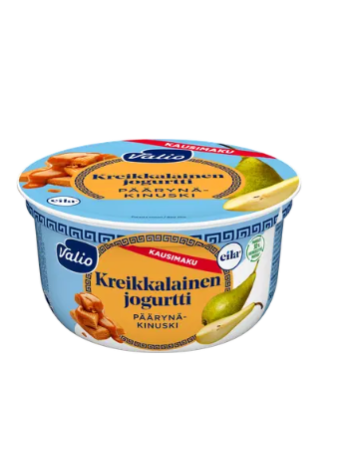 Греческий йогурт без лактозы Valio со вкусом груши и корицы 150 г 