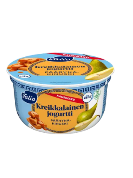 Греческий йогурт без лактозы Valio со вкусом груши и корицы 150 г 