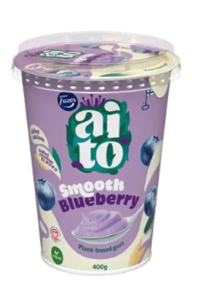 Овсяный йогурт Fazer Genuine Plant-Based Gurtti Blueberry 400 г