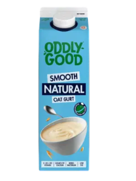 Овсяный йогурт натуральный Oddlygood natural 1 кг без глютена