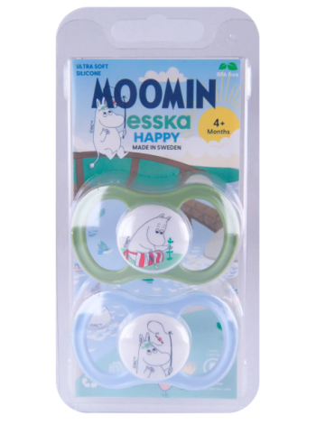 Соски-пустышки Esska Happy Moomin с 4-36 месяцев 2 шт