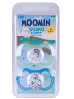 Соски-пустышки Esska Happy Moomin с 4-36 месяцев 2 шт