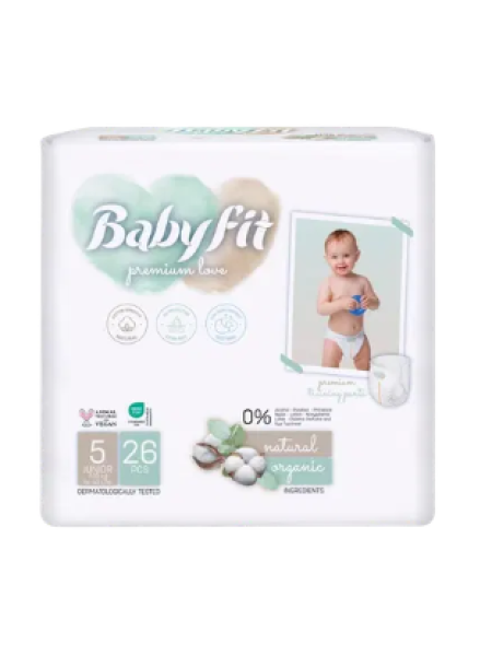Трусики BabyFit Eco Junior размер 5 11-18кг 26 шт 