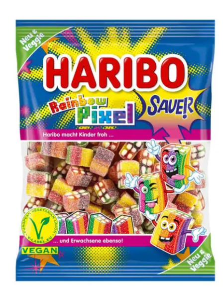 Конфеты жевательные Haribo PIXEL 160г 
