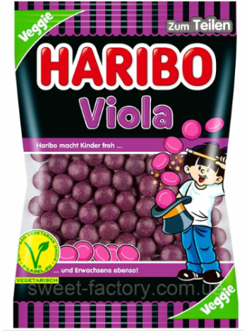 Лакричные конфеты Haribo Viola 125 г