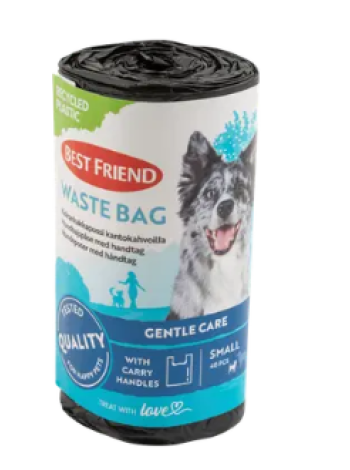 Пакет для собачьих экскрементов с ручками Best Friend Dog S (18x34 см)