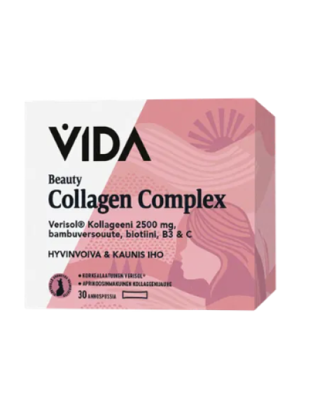 Комплекс коллагена Vida Beauty Collagen 2500 mg 30 пакетиков со вкусом абрикоса