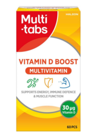 Мультивитамины MULTI-TABS VITAMIN D BOOST 60 шт