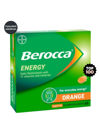 Витаминно-минеральный препарат шипучий BEROCCA ENERGY ORANGE 60шт о вкусом апельсина