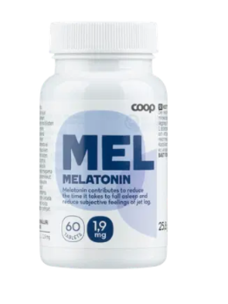 Мелатонин Coop Melatoniini 1,9мг / 60таб