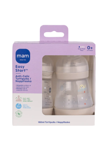 Детская бутылочка MAM Easy Start с антиколиками 2 x 160 мл
