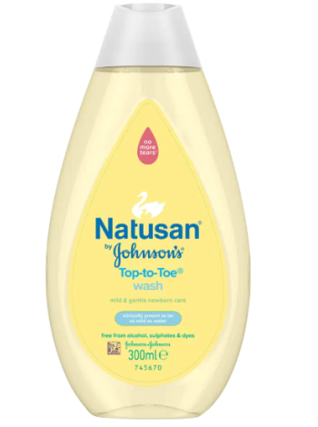 Детский гель для душа Natusan by Johnson's Top-to-toe 300 мл