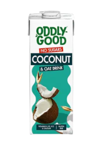 Кокосово-овсяный напиток Oddlygood UHT 1 л без сахара