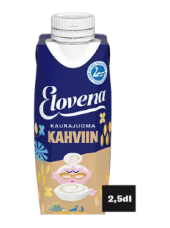 Овсяный напиток для кофе Elovena kaurajuoma kahviin 2,5дл 