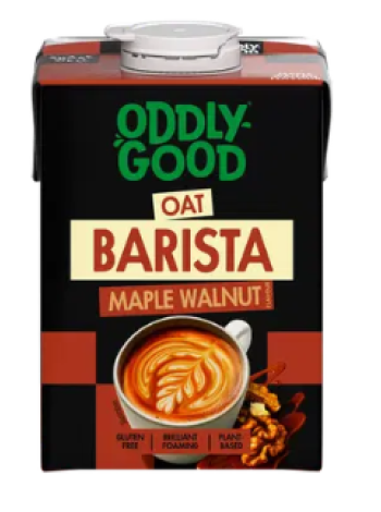 Овсяный напиток Oddlygood Barista UHT 0,5 л с кленовым сиропом и грецкими орехами