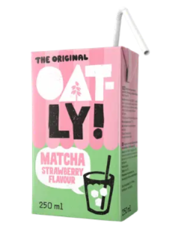 Овсяный напиток Oatly Matcha со вкусом клубники 250 мл