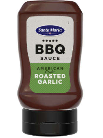 Соус барбекю с жареным чесноком Santa Maria BBQ Sauce Roasted Garlic 325г