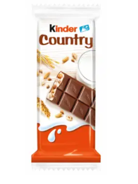 Молочный шоколад со злаками Kinder Country 23,5 г