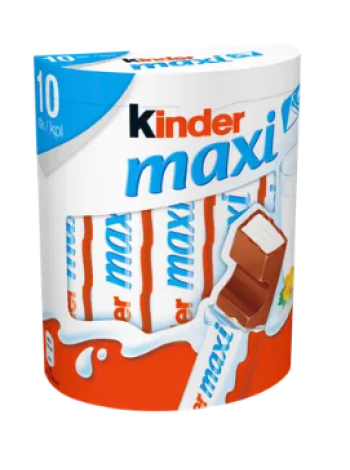 Шоколад с молочной начинкой Kinder Maxi  210 г 10 шт 