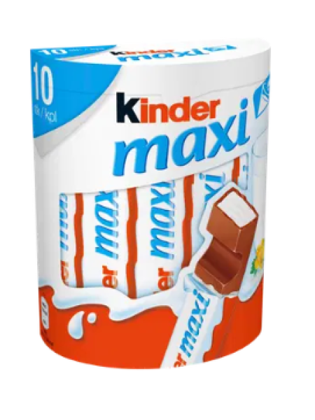 Шоколад с молочной начинкой Kinder Maxi  210 г 10 шт 