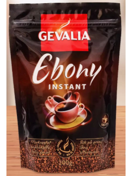 Растворимый кофе Gevalia Instant Ebony 200 г