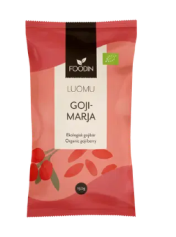Органические ягоды годжи Foodin Goji-marja luomu 150 г