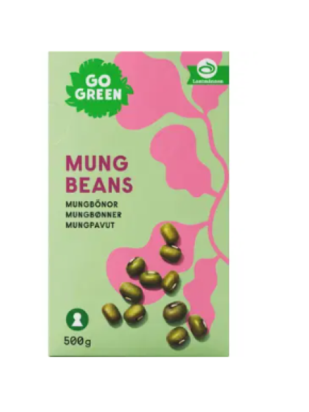 Сушеные бобы мунг GoGreen Mungbonor 500г