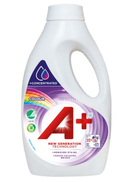 Гель для стирки A+ Colour для цветного белья, 2.2 л