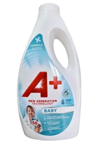 Гель для стирки детских вещей A+ Baby 2,6 л