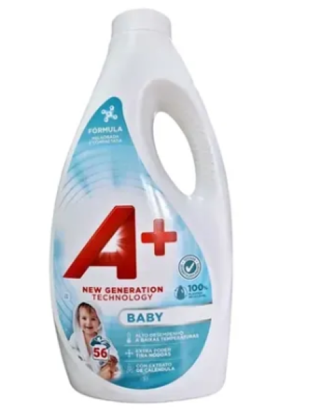 Гель для стирки детских вещей A+ Baby 2,6 л