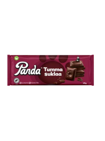Плиточный темный шоколад Panda tumma suklaalevy 145 г 