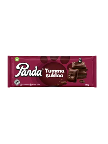 Плиточный темный шоколад Panda tumma suklaalevy 145 г 