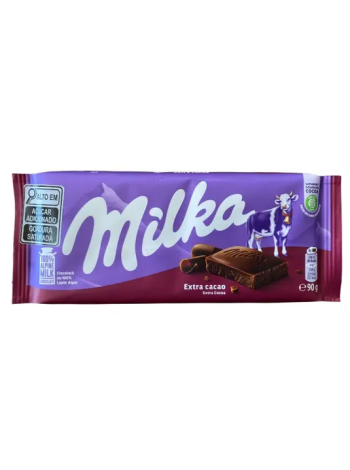 Плиточный шоколад Milka Dark Extra Cocoa 90 г