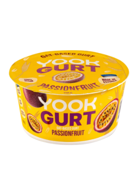 Овсяный йогурт с маракуйей Yookgurt kaeratoode passioniga 150 г