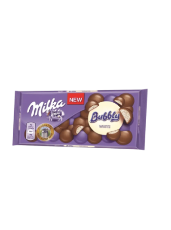 Пористый молочный шоколад Milka Bubbly piima 95 г
