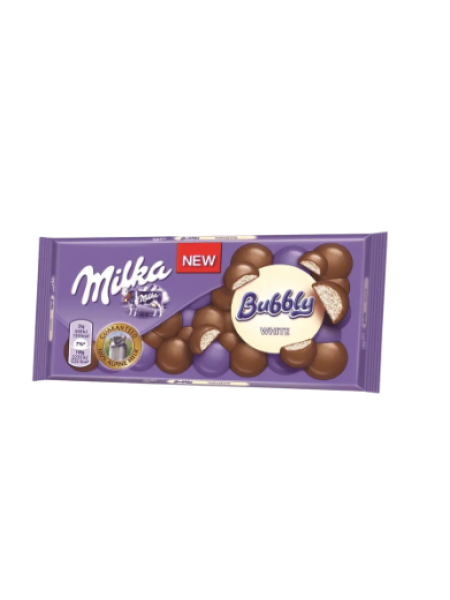 Пористый молочный шоколад Milka Bubbly piima 95 г