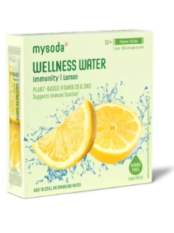 Порошок для приготовления  напитка Mysoda Wellness Water 12 x 4 г со вкусом лимон