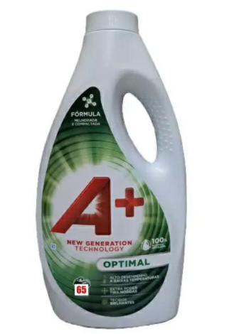 Гель для стирки A+ OPTIMAL 2,952 л для цветных и белых вещей