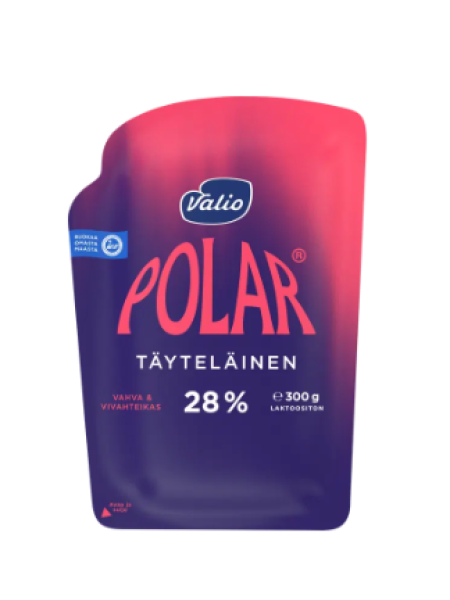 Сыр в нарезке Valio Polar Täyteläinen 300г без лактозы