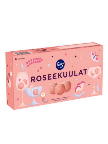 Мармеладные шарики из белого вина Fazer Rose Balls 260 г
