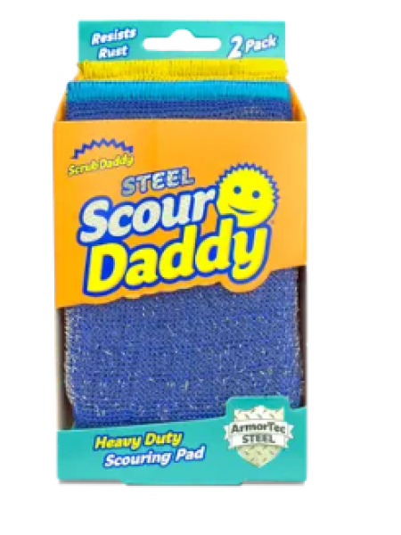 Набор стальных чистящих губок Scour Daddy 2 шт 