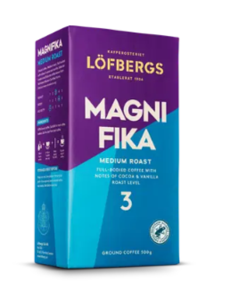 Фильтрованный молотый кофе Löfbergs Magnifika 500 г