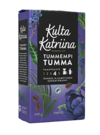 Молотый кофе Kulta Katriina Tummempi tumma 450 г