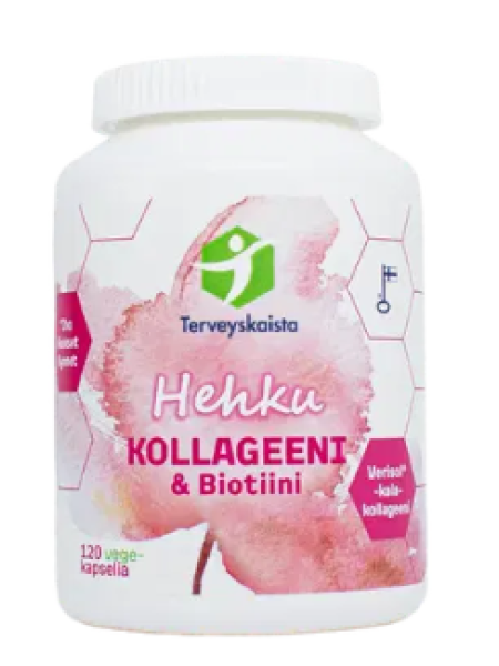 Препарат для здоровью кожи, волос и ногтей Health Band Glow Collagen & Biotin 120 кап